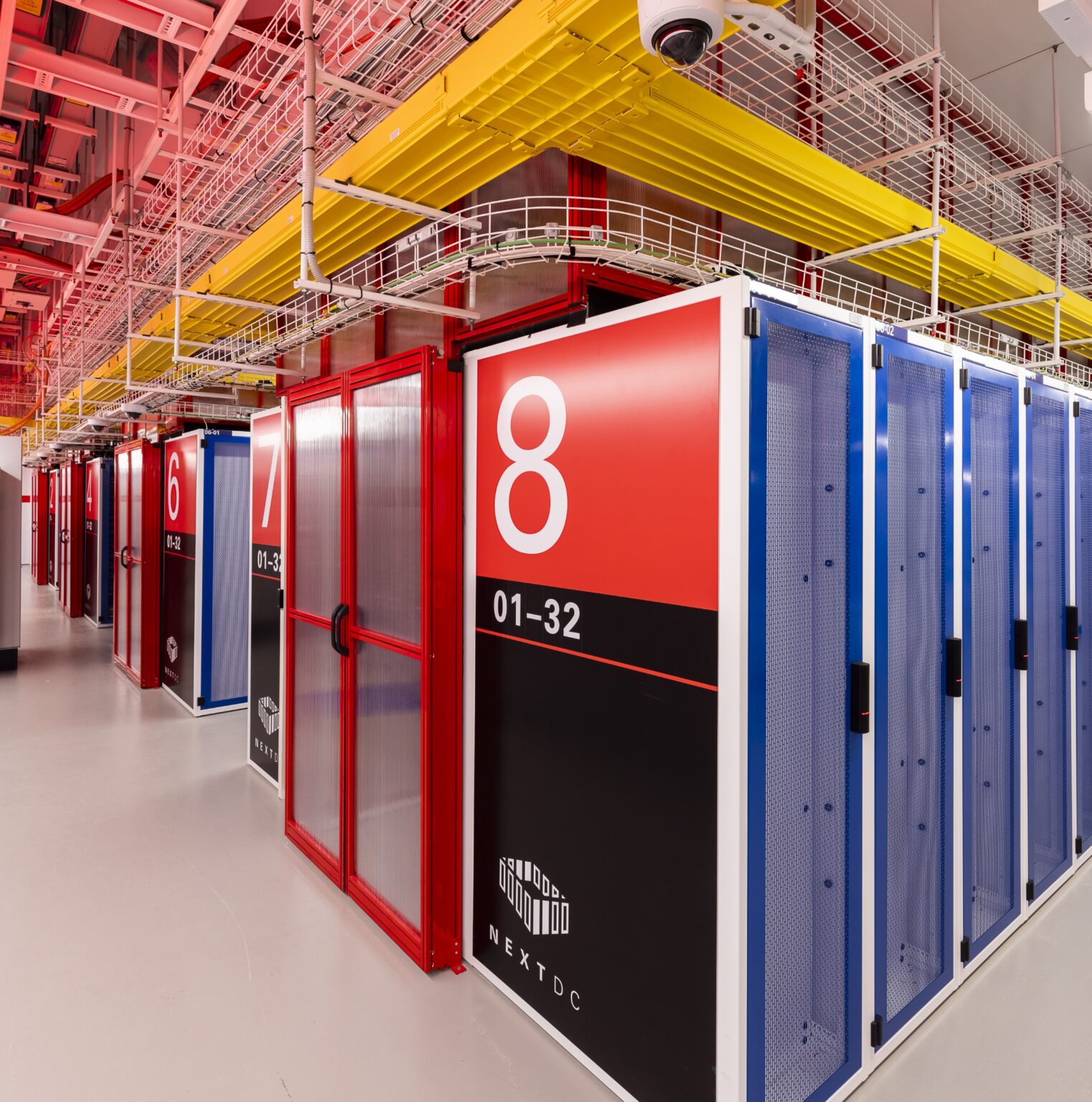 NEXTDC Data Centre Brand and Wayfinding Design