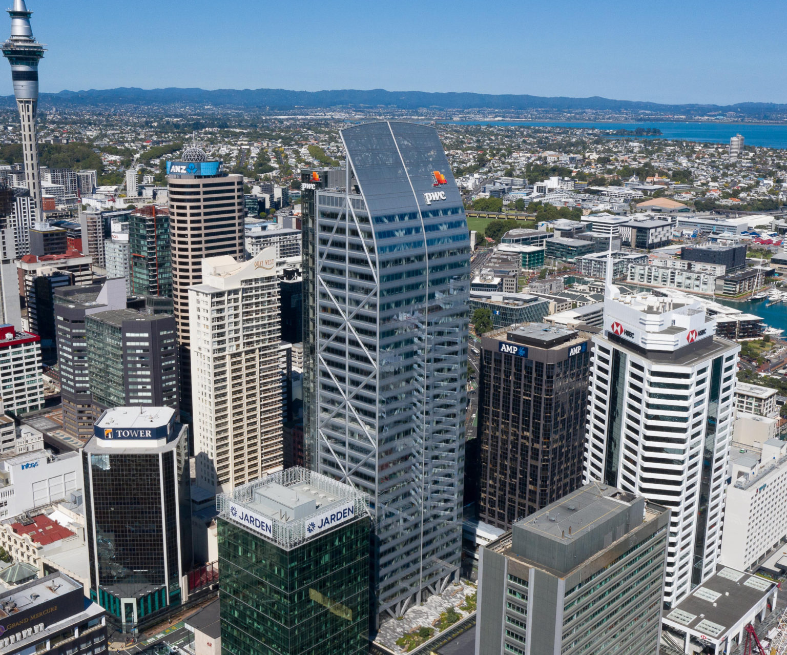 PwC Tower Sky Sign