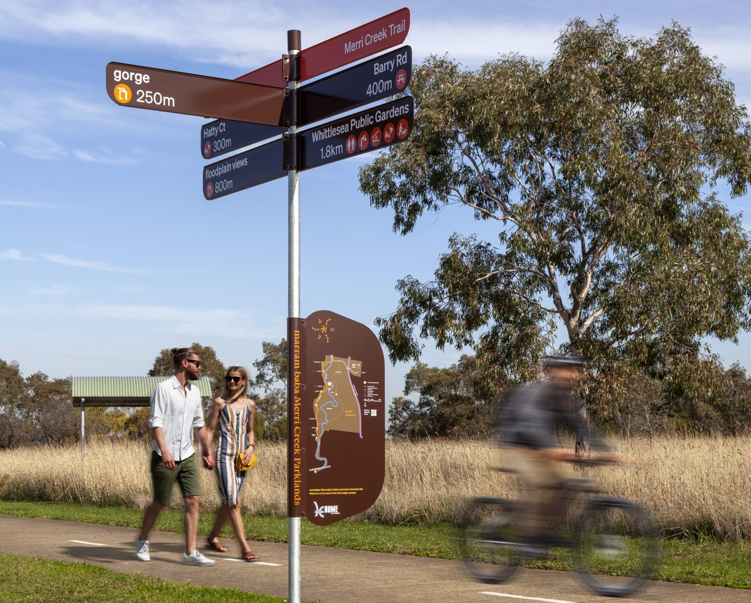 marram baba Merri Creek Parklands Wayfinding