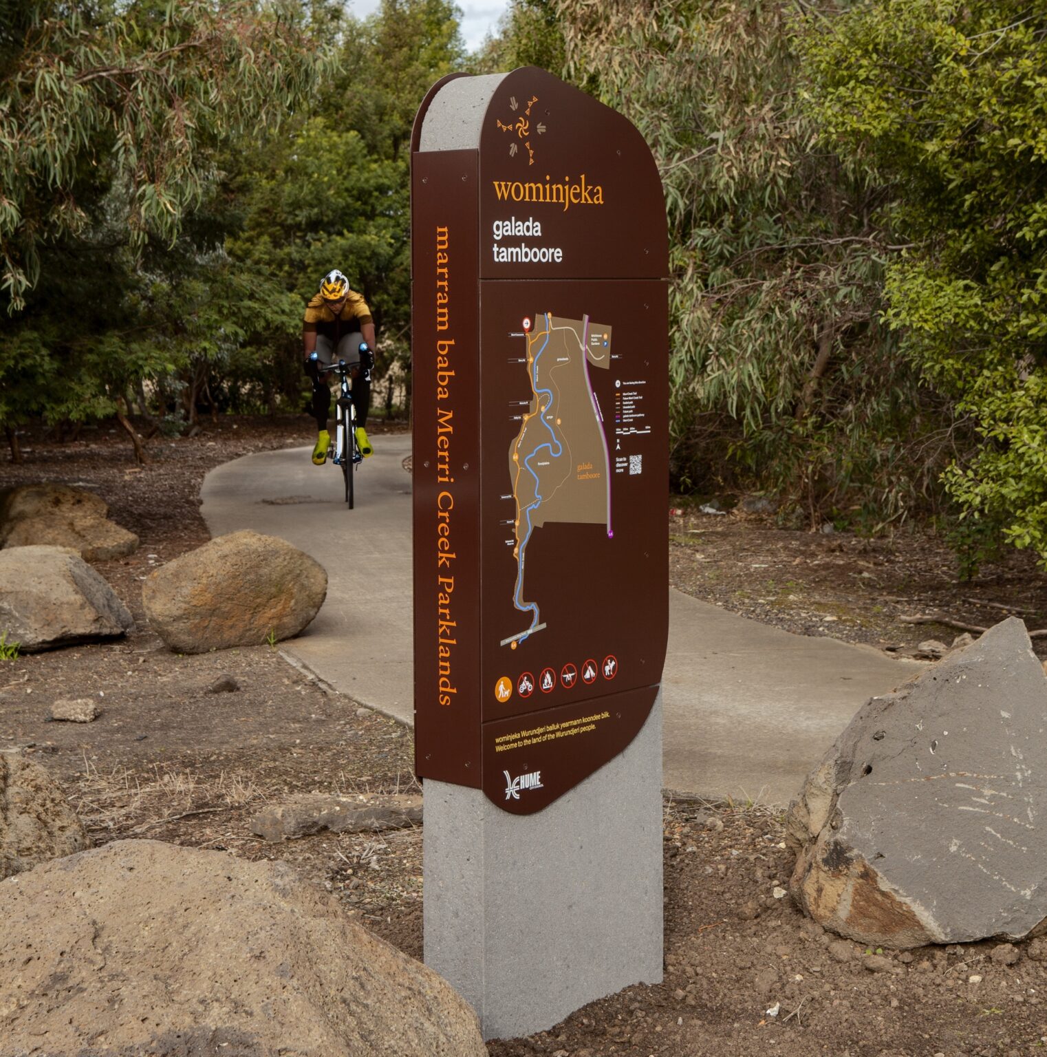 marram baba Merri Creek Parklands Wayfinding