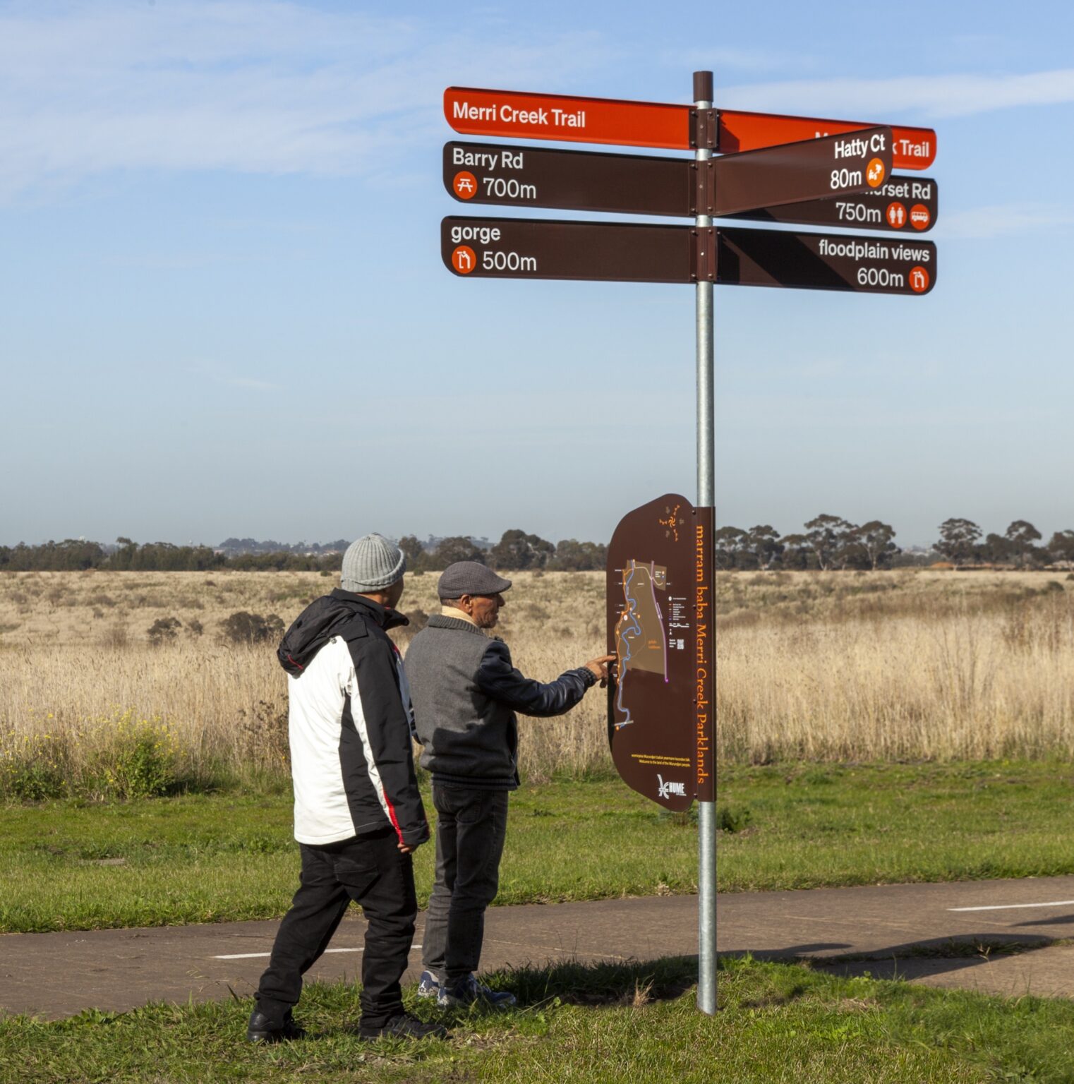 marram baba Merri Creek Parklands Wayfinding