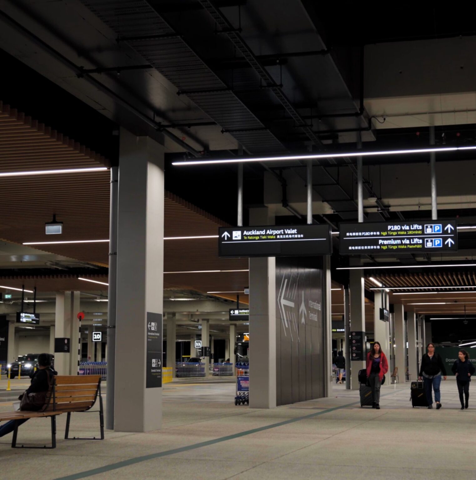 Auckland Airport Transport Hub Signage and Wayfinding