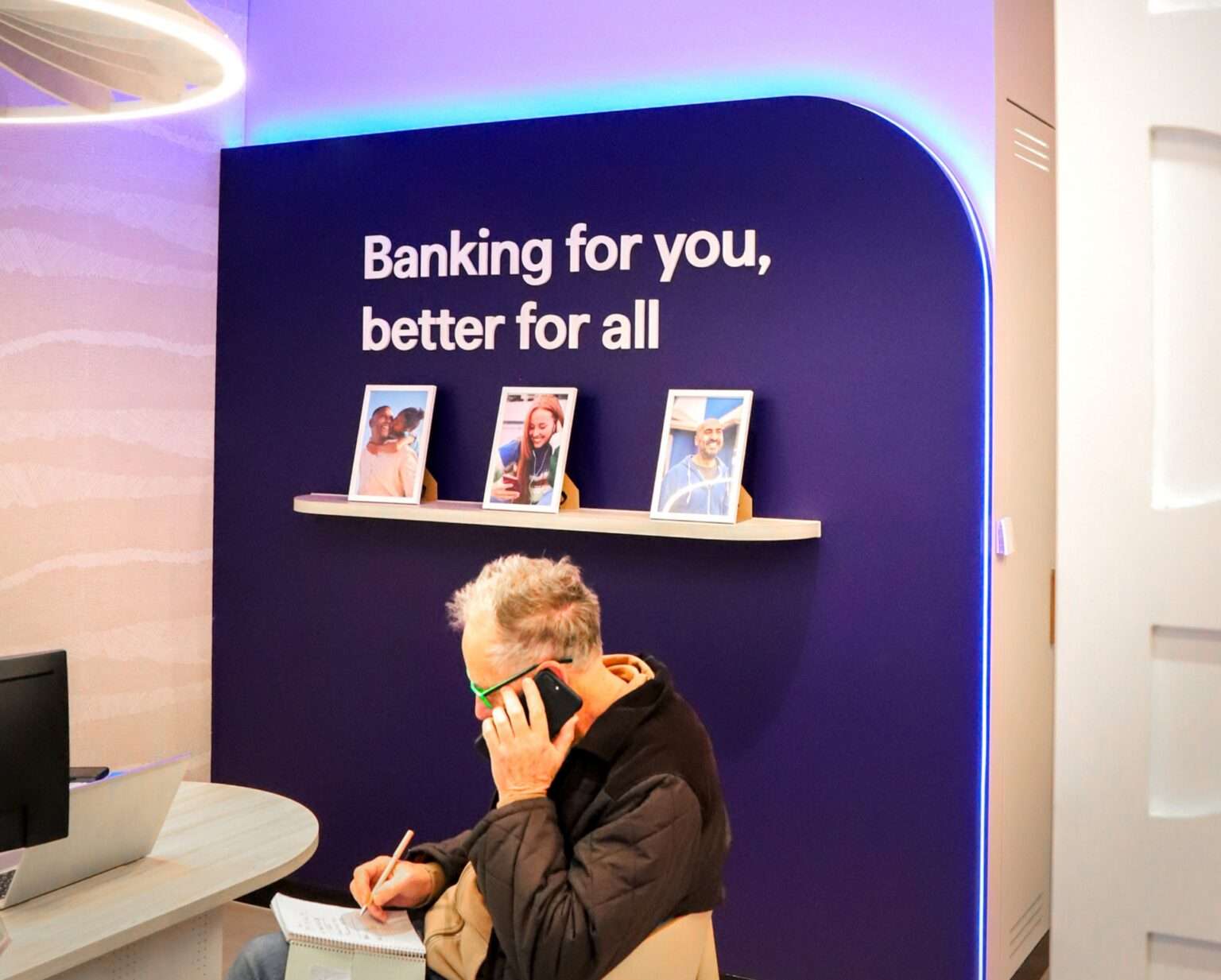 People First Bank corporate rebrand, signage design, and environmental graphics