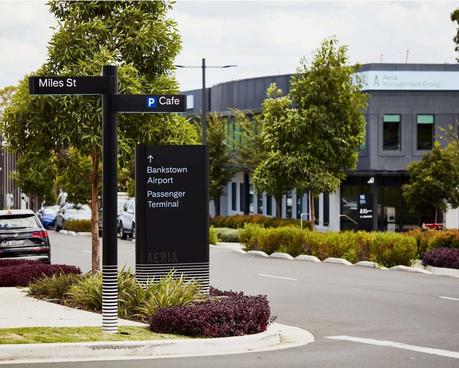 Aeria Bankstown Precinct Masterplanning, signage and wayfinding