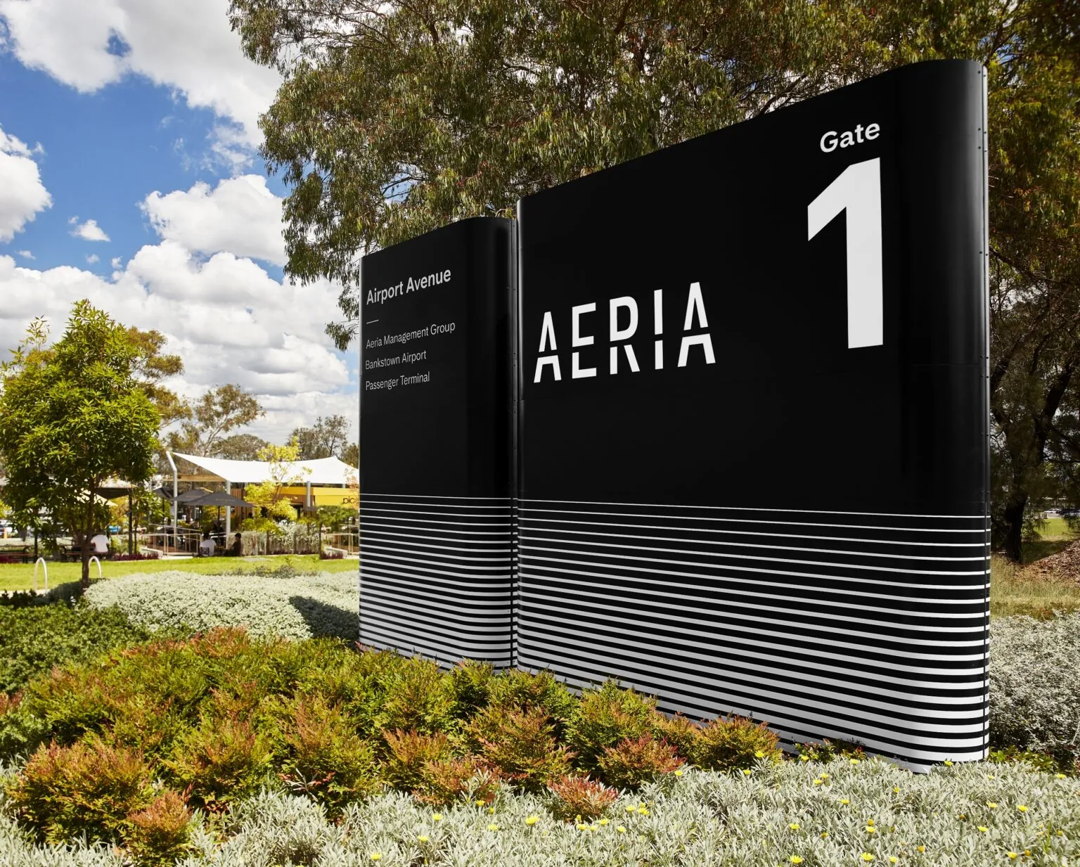 Aeria Bankstown Airport Signage and Wayfinding Strategy and Design
