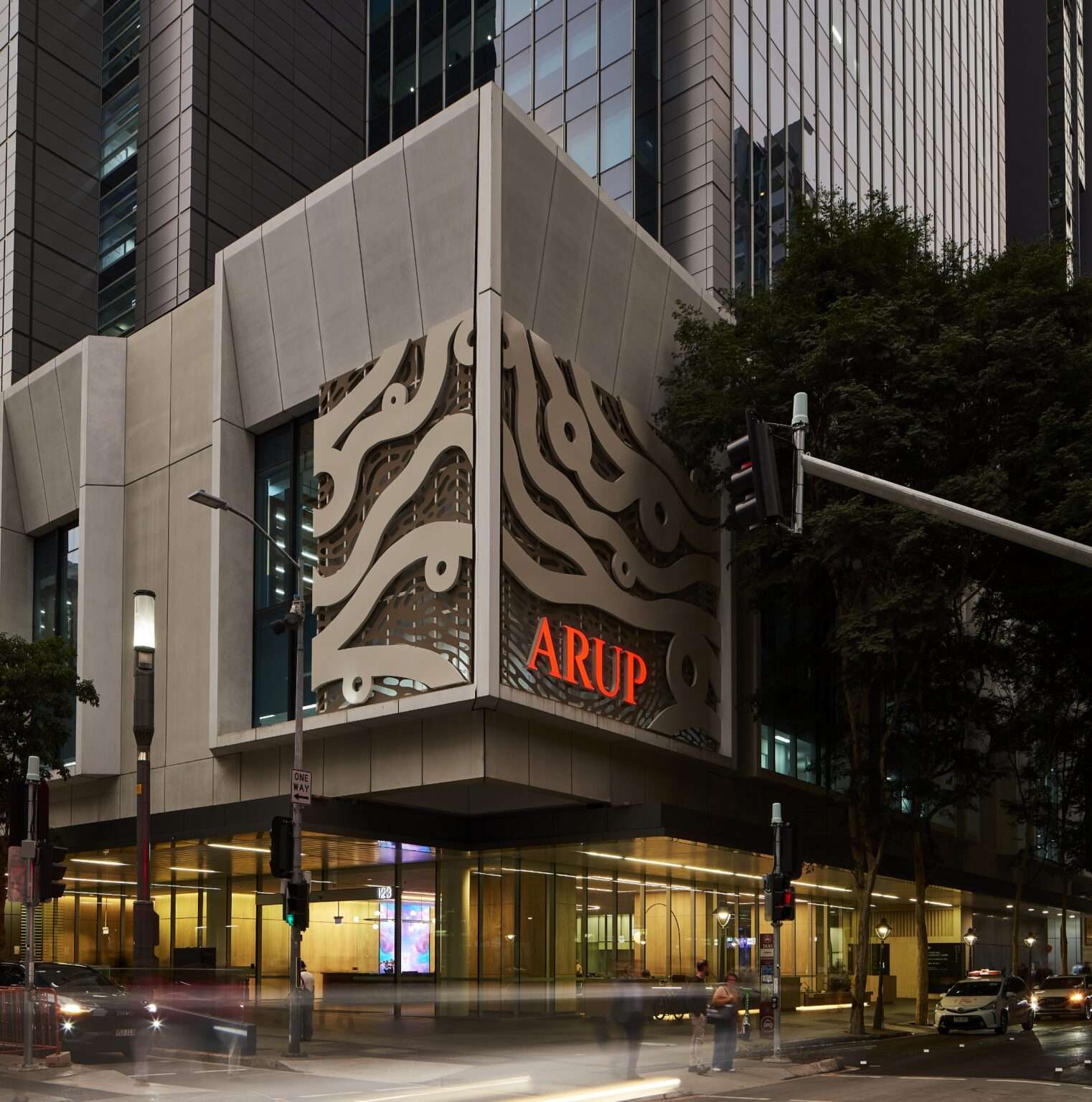 Arup Brisbane Workplace Fascade First Nations Signage Design