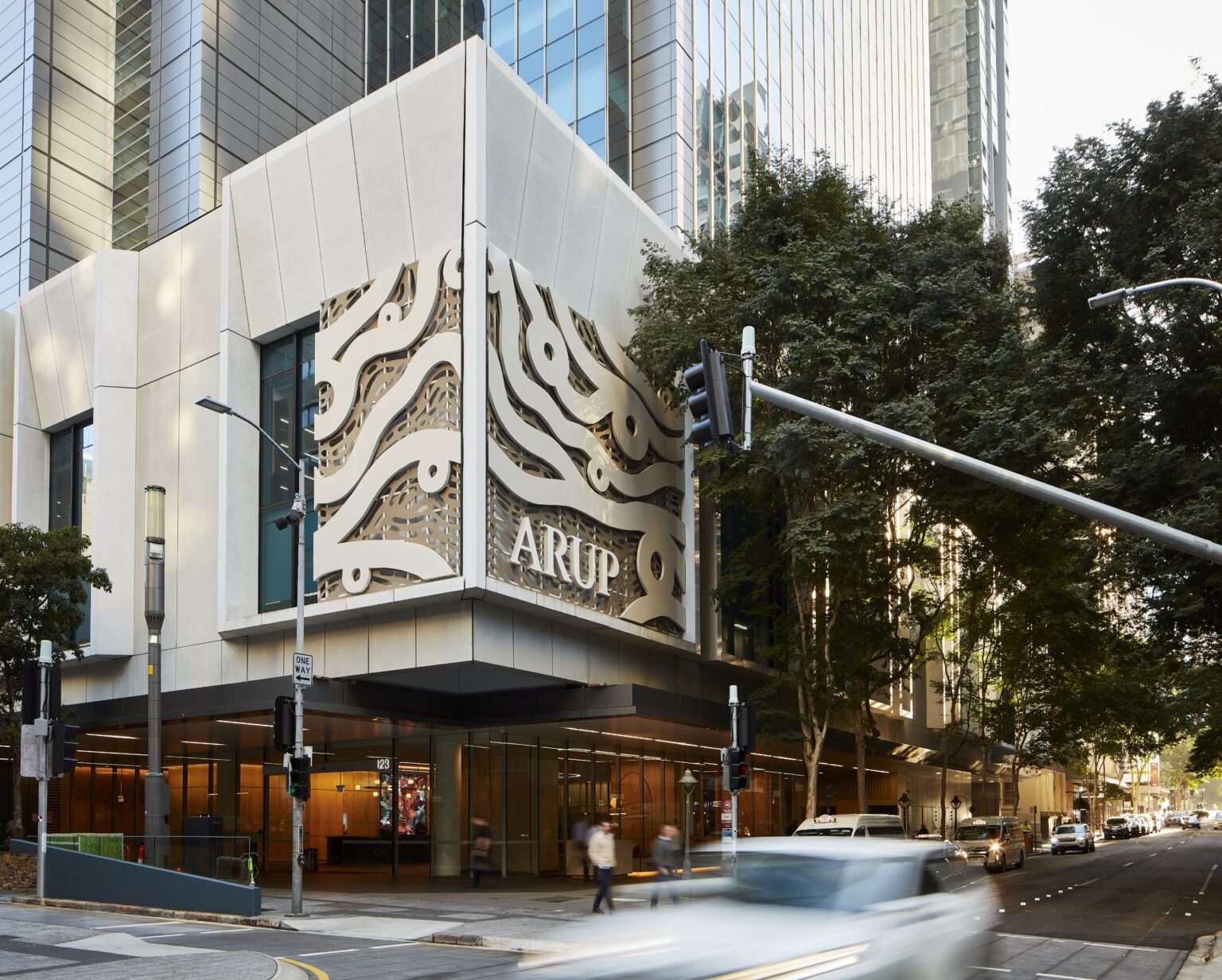 Arup Brisbane Workplace Fascade First Nations Signage Design