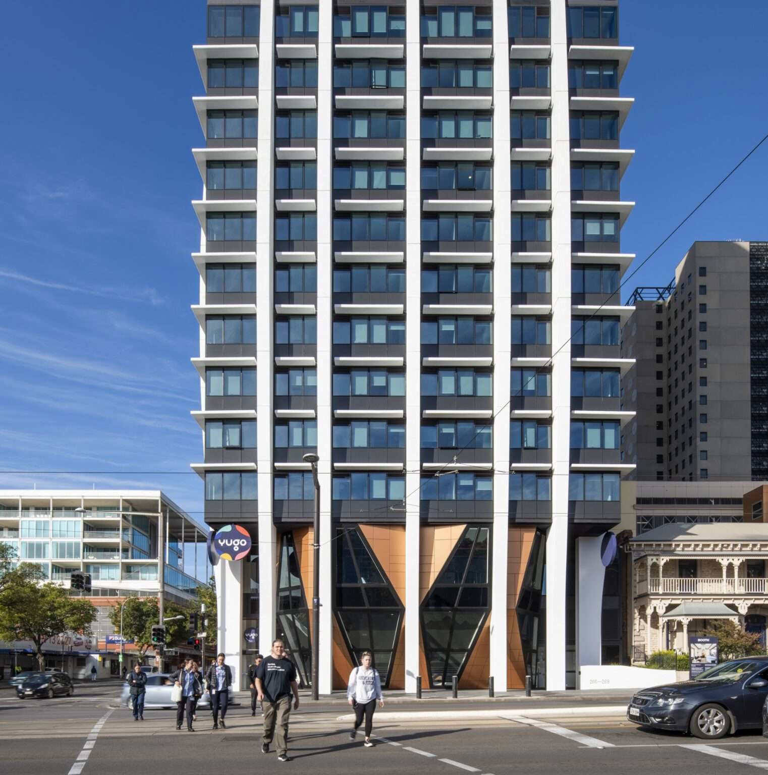Yugo Adelaide - Student Living Residential Wayfinding Signage